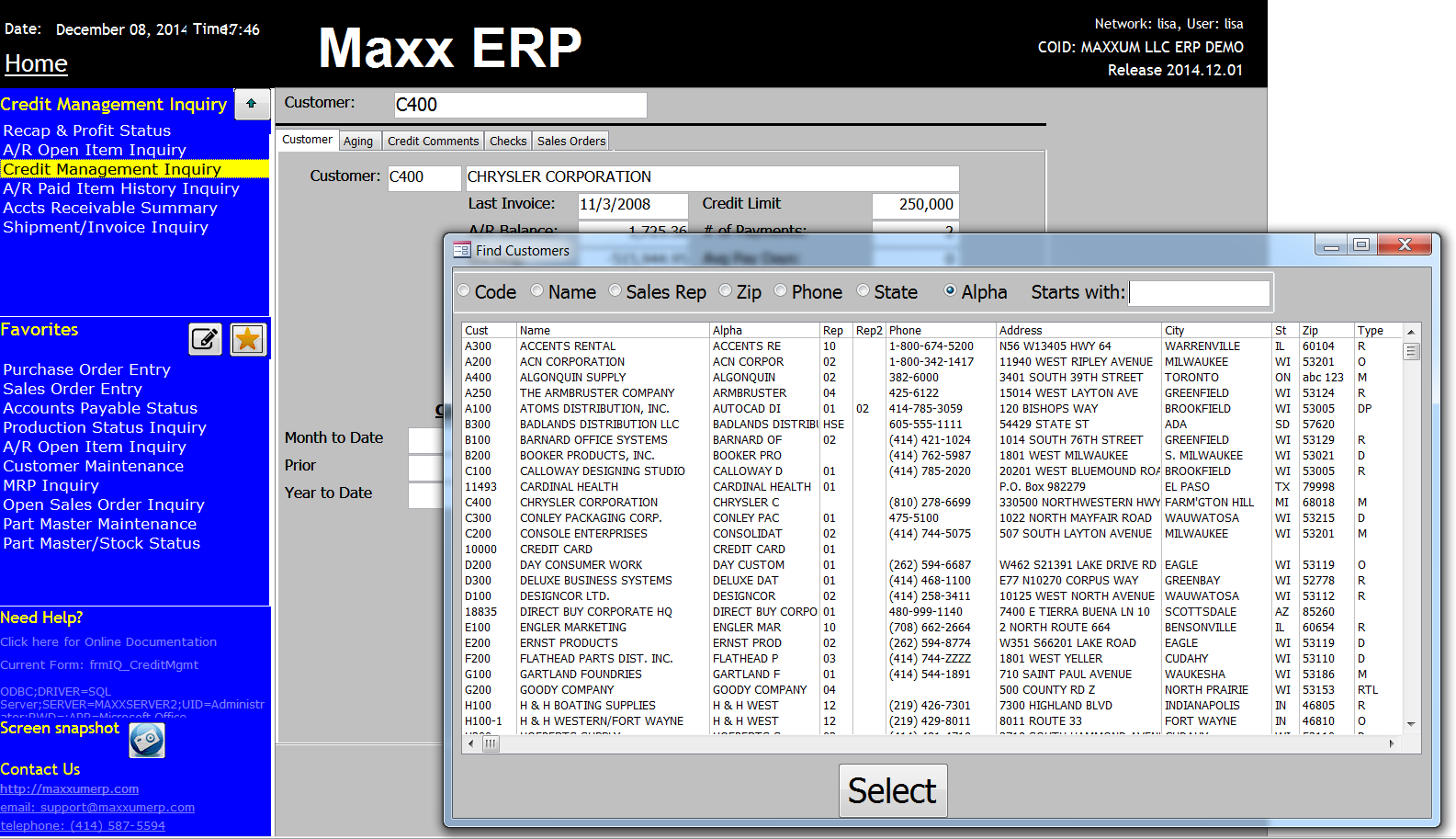 service maxx software
